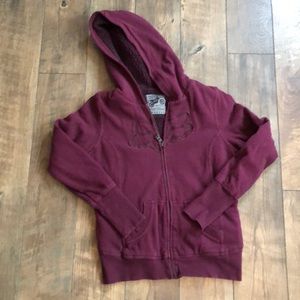 Fox Racing Sherpa Lined Full Zip Jacket Hoodie